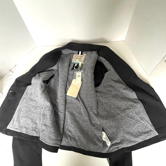 Anthropologie Cartonnier Cropped Blazer Jacket Gray Womens 14 Tomboy Style - Picture 8 of 9